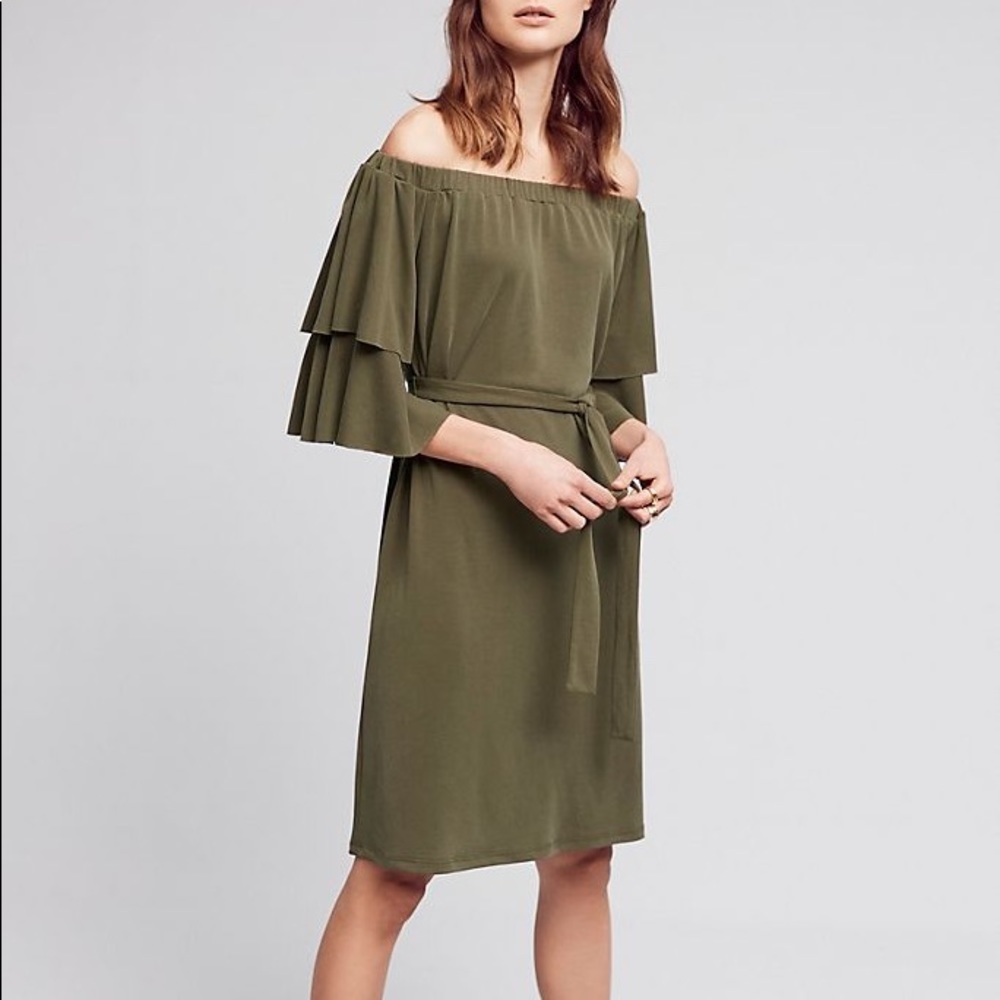 Anthropologie Radcliff Off-The-Shoulder Dress
